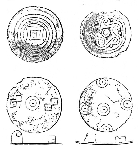 Saxon fibulae, (1910). Artist: Unknown
