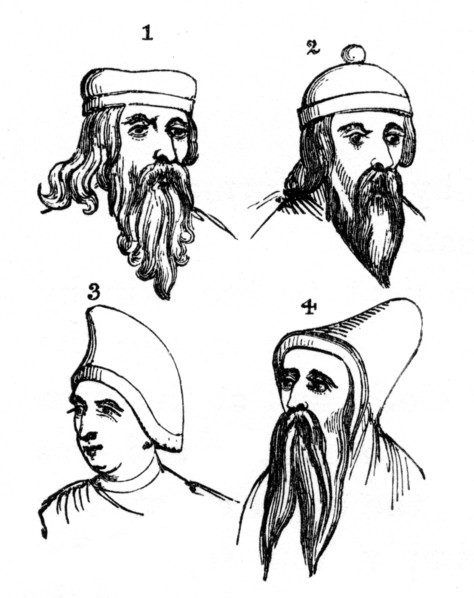 Norman head coverings, (1910). Artist: Unknown