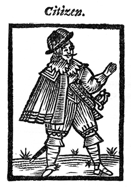 Citizen, 1641, (1910). Artist: Unknown