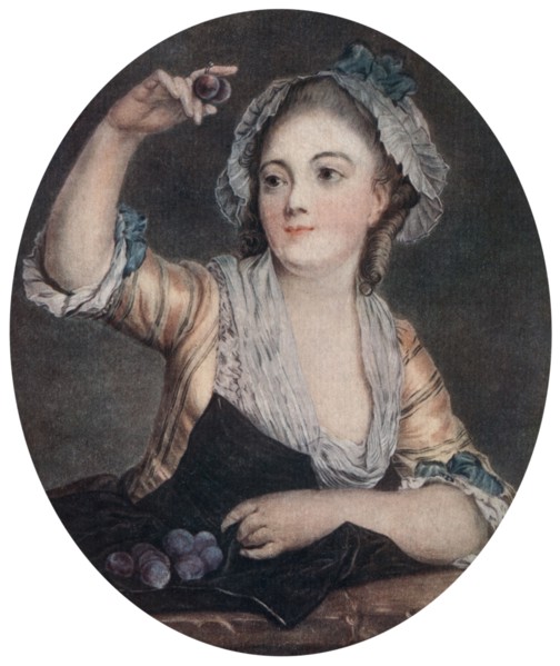 'The Plums', c18th century (1912).Artist: P Davesne