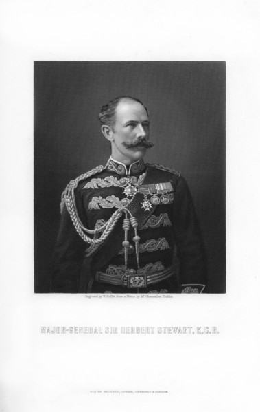 Sir Herbert Stewart, British soldier, (1893). Creator: William Roffe.