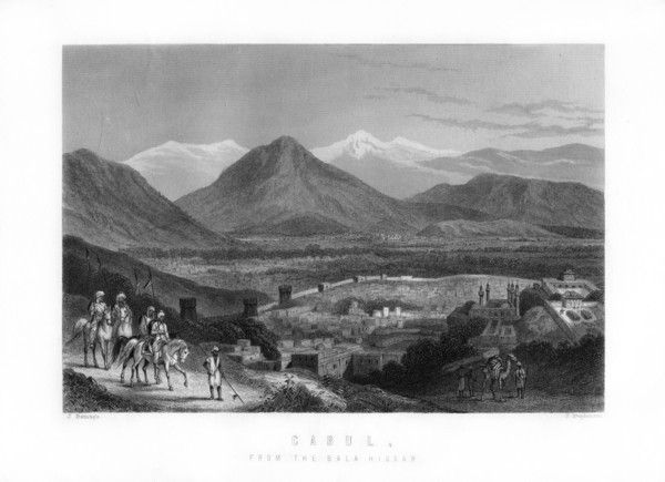 Kabul from the Bala Hissar, Afghanistan, 1893. Artist: J Stephenson