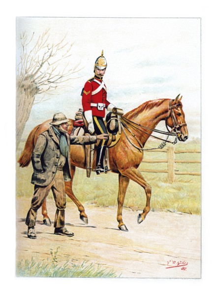 '1st (Royal) Dragoons', c1890.Artist: Geoffrey Douglas Giles