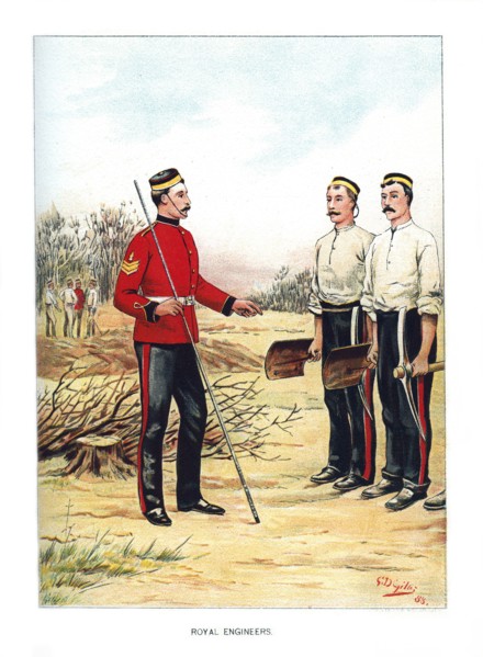 'Royal Engineers', c1890.Artist: Geoffrey Douglas Giles