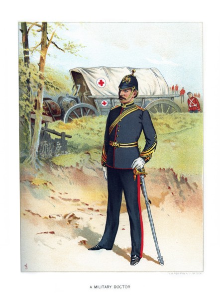'A Military Doctor', c1890.Artist: Frank Teller