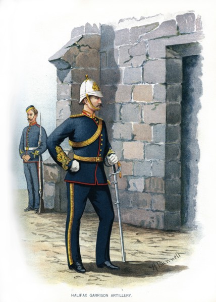 'Halifax Garrison Artillery', c1890.Artist: H Bunnett