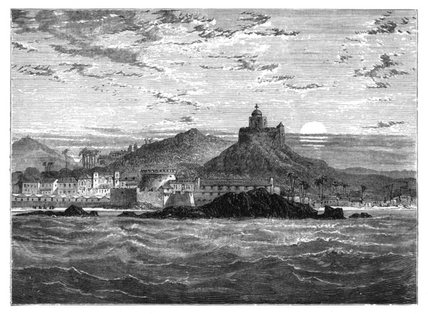 Cape Coast Castle, Gold Coast, West Africa, c1890. Artist: Unknown