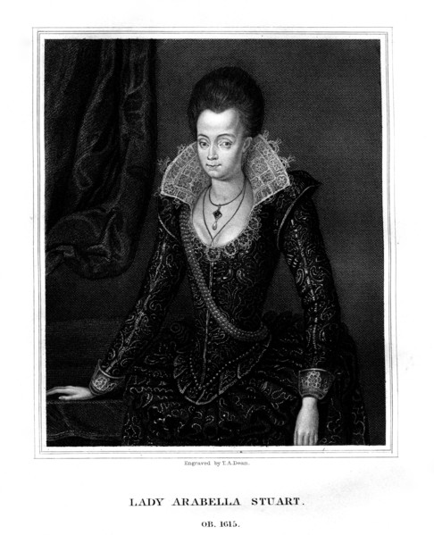 Lady Arabella Stuart, Duchess of Somerset, (1826).Artist: TA Dean
