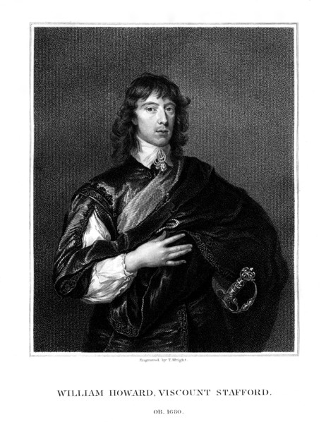 William Howard, 1st Viscount Stafford, Roman Catholic martyr, (1827).Artist: T Wright