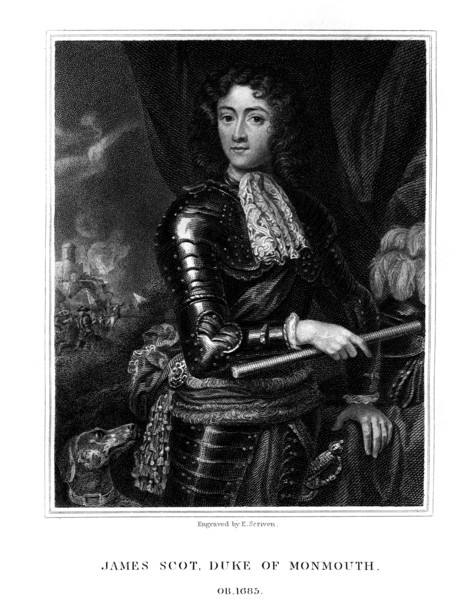 James Scott, 1st Duke of Monmouth, recognized by some as James II of England, (1826). Creator: E Scriven.