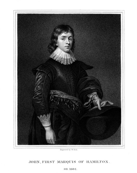 John Hamilton, 1st Marquess of Hamilton, (1825).Artist: W Holl