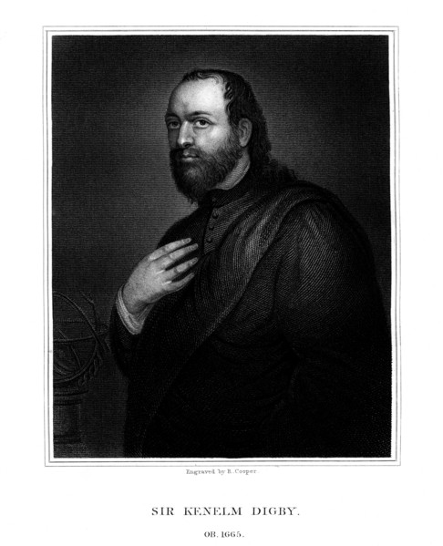 Sir Kenelm Digby, English scientist and diplomat (1825). Artist: R Cooper