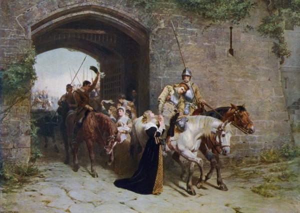 'Sweethearts and Wives', 1882, (1912).Artist: Samuel Waller