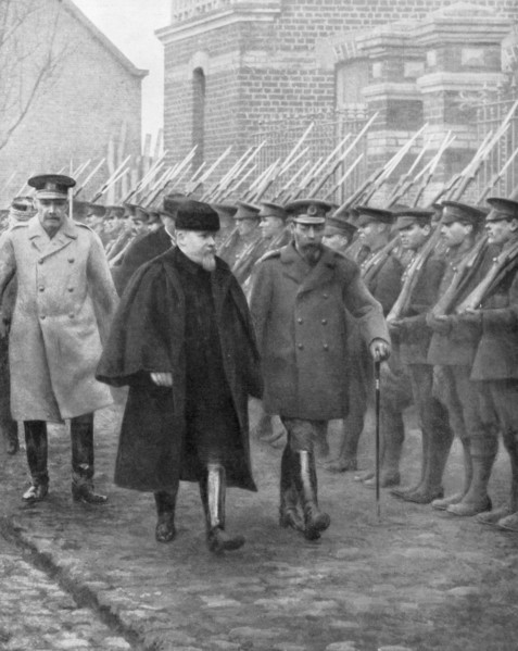 French President Raymond Poincare and King George V, December 1914. Creator: Unknown.