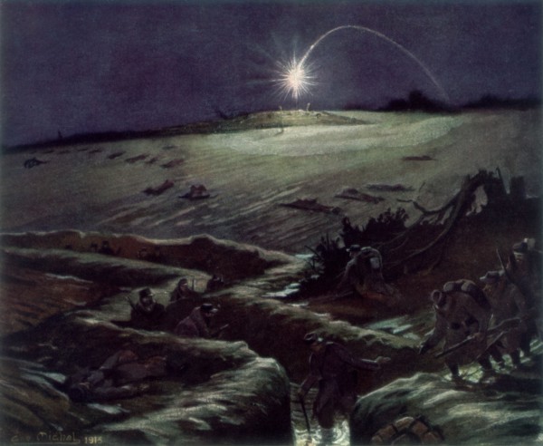'The Trenches of Noulette', France, 1915, (1926).Artist: Michel