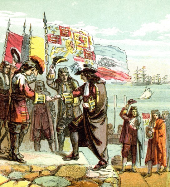 'Landing of William Orange', 1688 (c1850s). Artist: Unknown