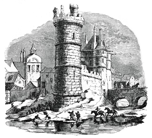 Tour de Nesle, Paris, 17th century, (1870). Artist: Unknown