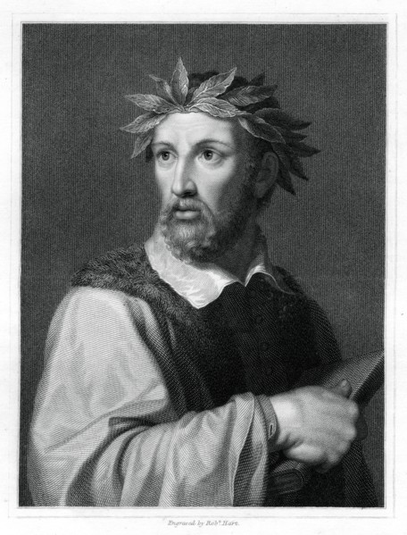 Torquato Tasso, Italian poet, (1834).Artist: Robert Hart