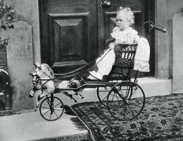 Prince Albert Windsor at age one, c1896. Artist: Unknown
