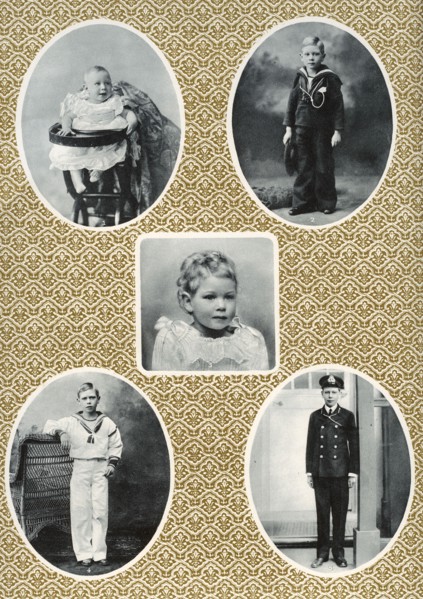 Prince Albert Windsor from age one to fifteen, c1896-1910. Artist: Unknown