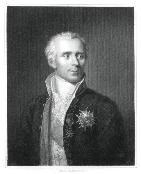 Pierre Simon Laplace, French mathematician and astronomer, (1833).Artist: J Posselwhite