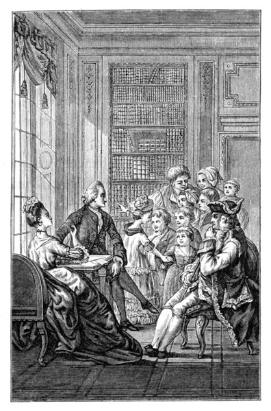 The Family And The Judge, (1885). Artist: Unknown