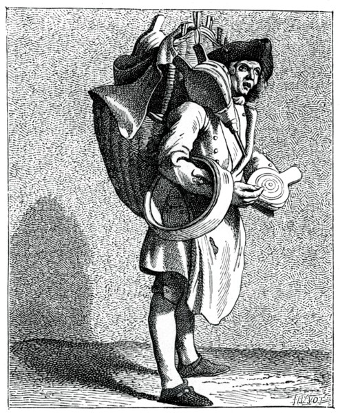 Bellows or buckets to mend!, 1737-1742.Artist: Bouchardon