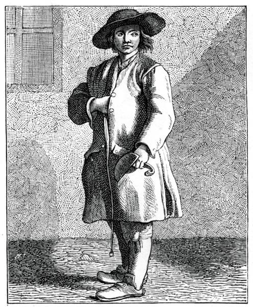 A Chimney Sweep, 1737-1742.Artist: Bouchardon