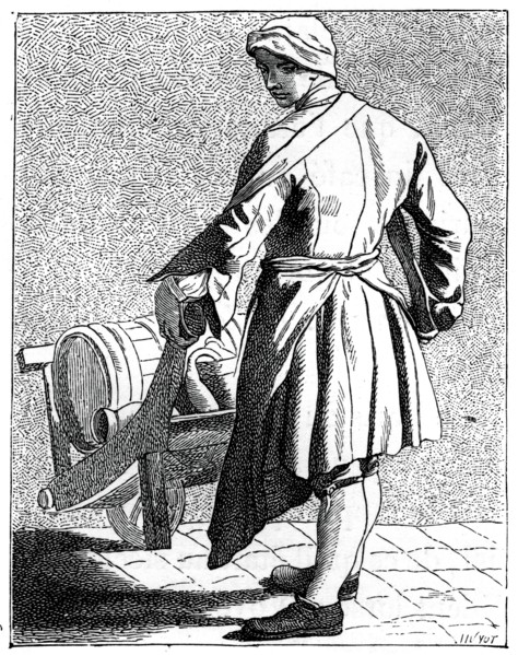 Travelling vinegar manufacturer, 1737-1742.Artist: Bouchardon