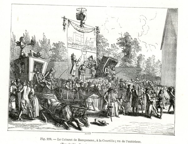The Cabaret Of Ramponneau, (1885). Artist: Unknown