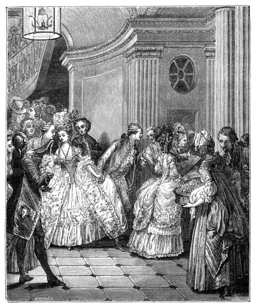 Leaving The Opera, (1885).Artist: Moreau