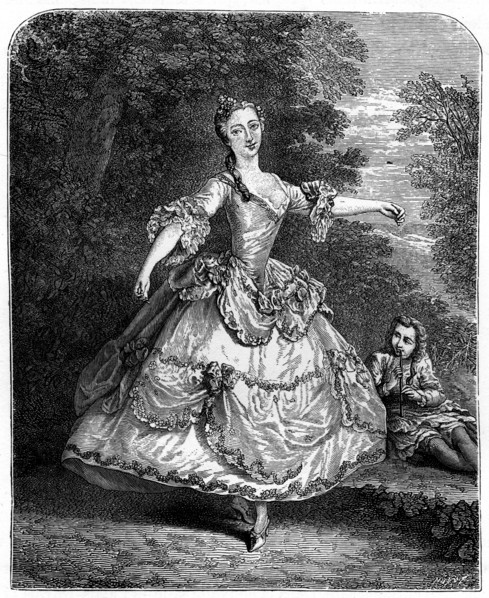 French Actress, (1885).Artist: Lancret