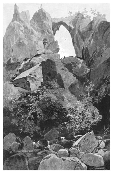 Carlotta Arch, Jenolan Caves, New South Wales, Australia, 1886.Artist: Frederic B Schell