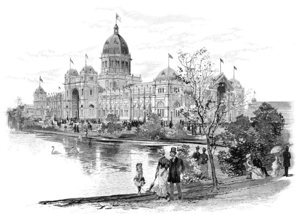 Melbourne Exhibition Building, Victoria, Australia, 1886. Artist: Unknown