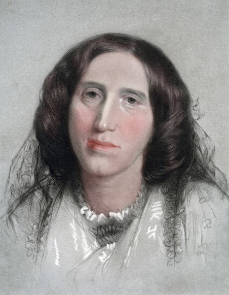 George Eliot, English novelist, 19th century. Artist: G Sidney Hunt