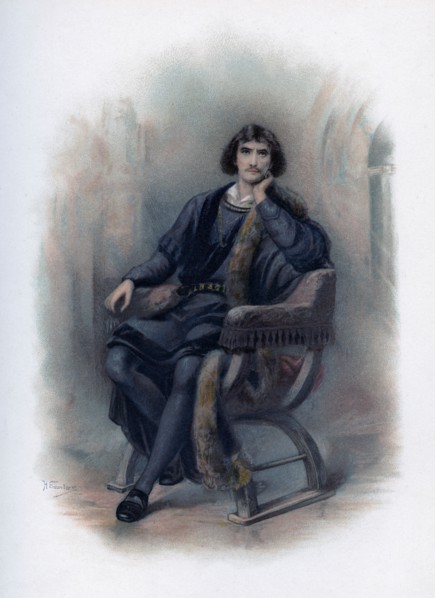 'Hamlet', 1891.Artist: H Saunders