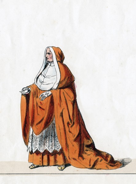 Cardinal Wolsey, costume design for Shakespeare's play, Henry VIII, 19th century. Artist: Unknown