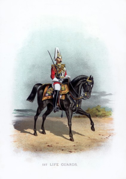 '1st Life Guards', 1888. Artist: Unknown