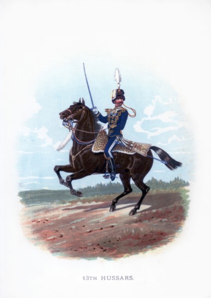 '13th Hussars', 1889. Artist: Unknown