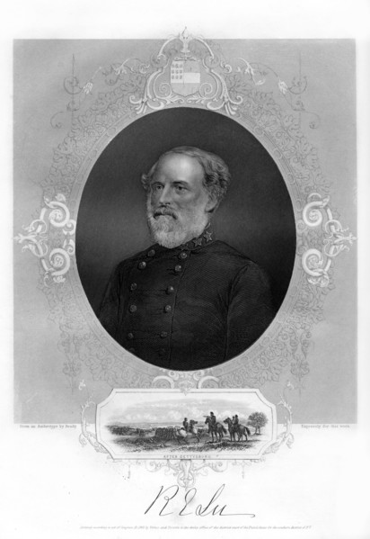 General Robert E Lee, Confederate general, 1862-1867. Artist: Unknown