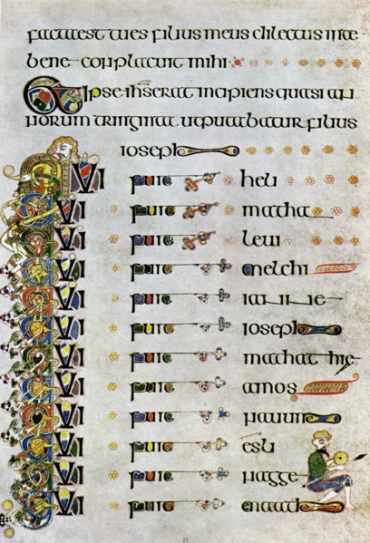 The Genealogy of Christ, 800 AD, (20th century). Artist: Unknown