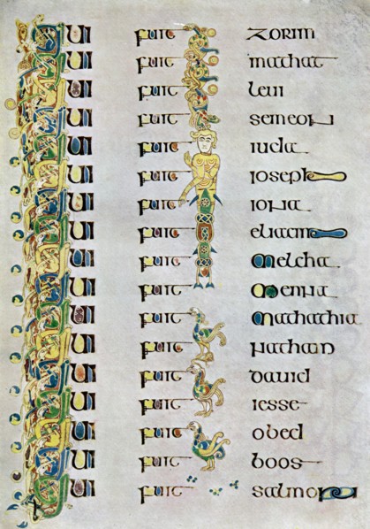 The Genealogy of Christ, 800 AD, (20th century). Artist: Unknown
