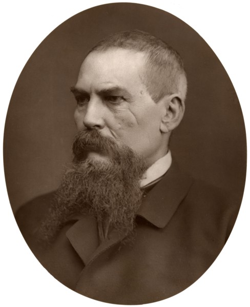 Captain Richard Burton, British explorer, writer, soldier and diplomat, 1876.Artist: Lock & Whitfield