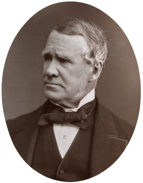 Sir John Hawkshaw, FRS, British civil engineer, 1877.Artist: Lock & Whitfield