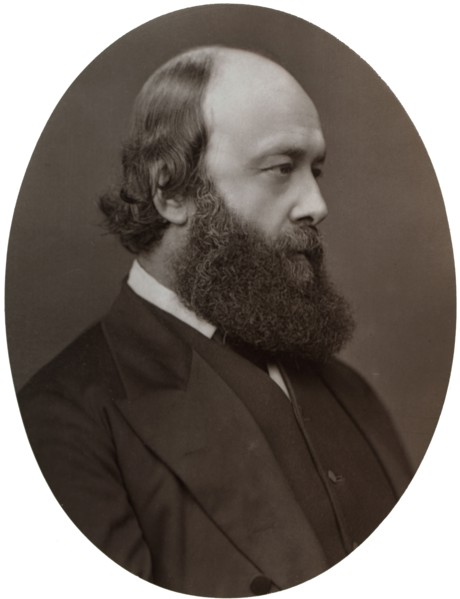 Marquis of Salisbury, Secretary of State for India, 1877.Artist: Lock & Whitfield