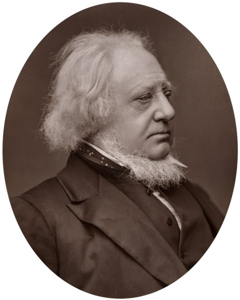Sir Henry Cole, KCB, British designer, civil servant and writer, 1877.Artist: Lock & Whitfield