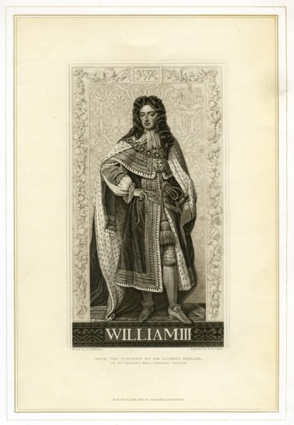 William III, King of England, Scotland and Ireland, (19th century).Artist: William Home Lizars