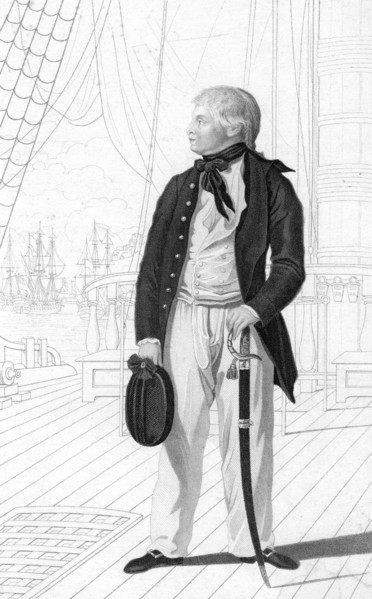 Prince William Henry as a midshipman on board the 'Prince George', (1831).Artist: R Page