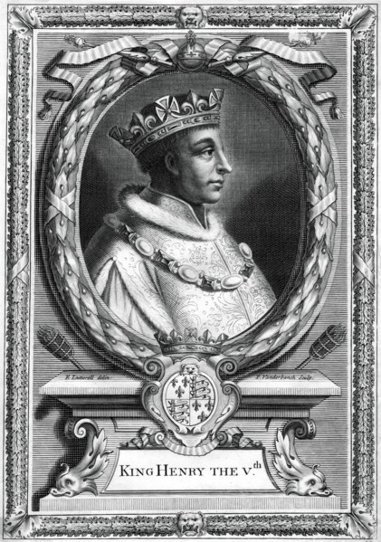 Henry V, King of England.Artist: P Vanderbanck
