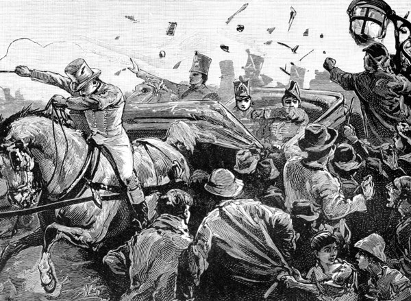 Riots in Montreal, Canada, 1849, (1900). Artist: Unknown